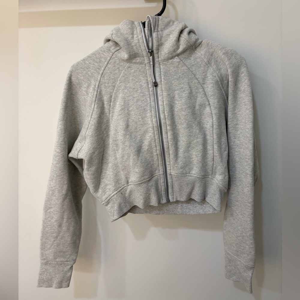 lululemon athletica Gray Zip-Up Hoodie